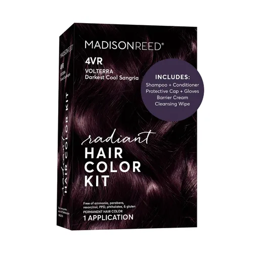 Vista 18 de Madison Reed - Kit de tinte radiante para el cabello, tinte permanente para el cabello, 100 % cobertura de canas, sin amoníaco, negro Parma 2.5NNN