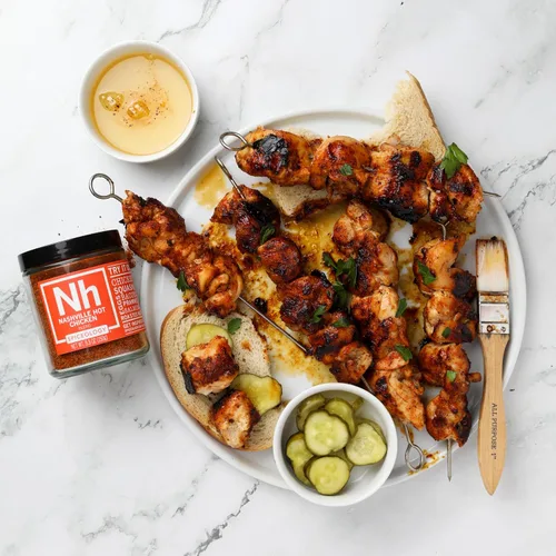 Vista 6 de Spiceology Condimento de pollo caliente de Nashville, condimento de pollo audaz y picante con cayena, pimentón ahumado y ajo - Nashville Hot Dry Rub