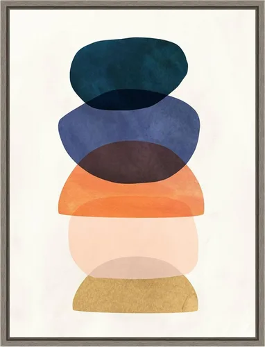 Vista 12 de Amanti Art Lienzo enmarcado para pared, 24 x 18 pulgadas, Mod Pods I de Victoria Borges, lienzo enmarcado para pared, obras de arte abstractas