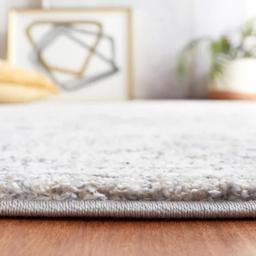 Vista 4 de SAFAVIEH Opal Collection - Alfombra de pasillo de 2 pies 3 pulgadas x 9 pies, color gris y marfil, diseño oriental shabby chic, ideal para zonas