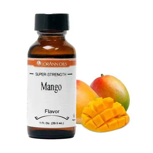 Vista 2 de LorAnn Sabor Mango SS, botella de 1 onza