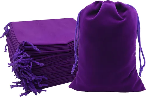 Vista 67 de Mandala Crafts Bolsas de terciopelo negro con cordón de 14 x 14 pulgadas, 10 bolsas grandes de terciopelo con cordón a granel para regalos de fiesta