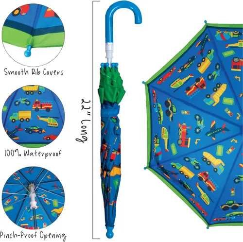 Vista 6 de Stephen Joseph Paraguas unisex para niños tiburón talla única de EE UU Tiburón