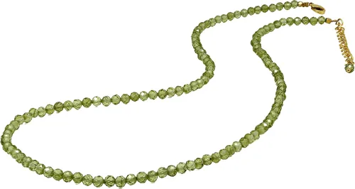 Vista 7 de Gempires - Collar de cuentas de piedras naturales hechas a mano, joyería de cristal hipoalergénica de 20 pulgadas, chapado en oro, joyería de moda