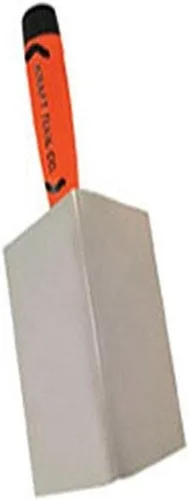 Vista 2 de Kraft Tool PL580PF - Paleta de esquina interior de 90 grados de acero inoxidable con mango ProForm, 3-1/8 x 1/2 pulgadas