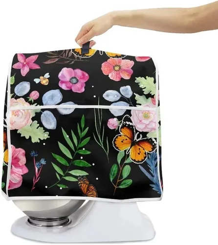 Vista 2 de Peach Blossom Kitchen Aid - Funda acolchada para batidora de pie, paquete individual, se adapta a todos los modelos de cabezal inclinable y elevador