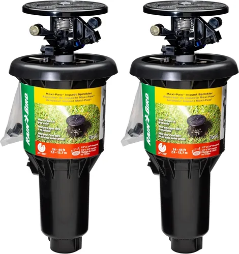 Vista 7 de Rainbird Nacional SLS 25pjdac Impulse Sprinkler, latón, 50-ft., 1, Metálico