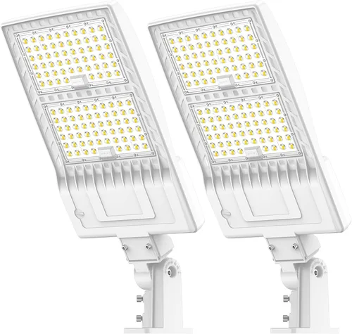 Vista 25 de KUKUPPO Luz LED de estacionamiento de 200 W, luz de poste de estacionamiento de grado industrial con certificación DLC UL, luz LED caja de zapatos