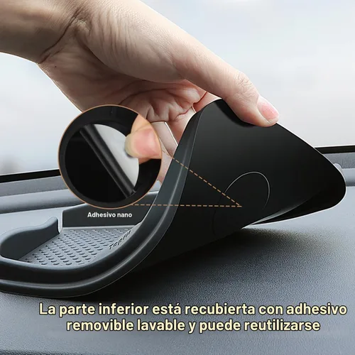 Vista 5 de Almohadilla antideslizante de agarre para tablero de automóvil para teléfono celular, llaveros, gafas de sol, soporte para teléfono celular