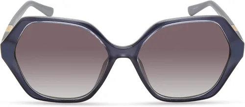 Vista 2 de GUESS Gafas de sol cuadradas geométricas de moda para mujer