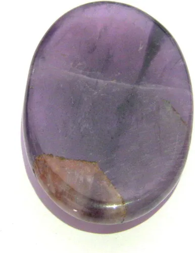 Vista 2 de Hermosa piedra de pulgar curativa de amatista para el pulgar, piedra de pulgar para el bienestar, reiki, Feng Shui, regalos tranquilos, perfecto
