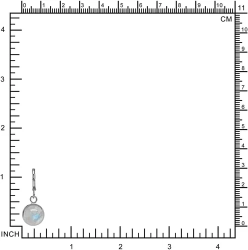 Vista 2 de Silvershake Juego de biseles básicos de plata de ley 925 chapada en oro blanco o amarillo de 0.394 in de forma redonda, aretes colgantes para mujer