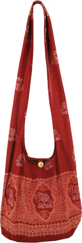 Vista 7 de Lovely Creations Hippie Boho New Elephant Crossbody Bohemia Gitana Sling Hombro Tamaño Grande