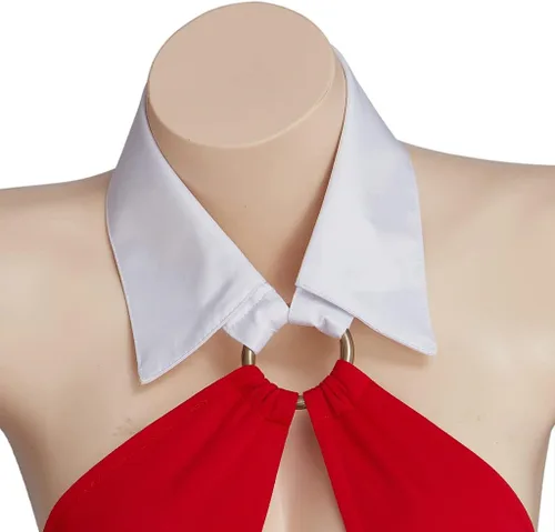 Vista 7 de Traje de bikini de una pieza para mujer, disfraz sexy de vampiro para Halloween