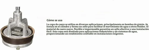 Vista 2 de Merrill MFG 711CL3000 - Copa universal de piel (3 x 2 pulgadas), 2.98 x 2.98 x 0.80 pulgadas