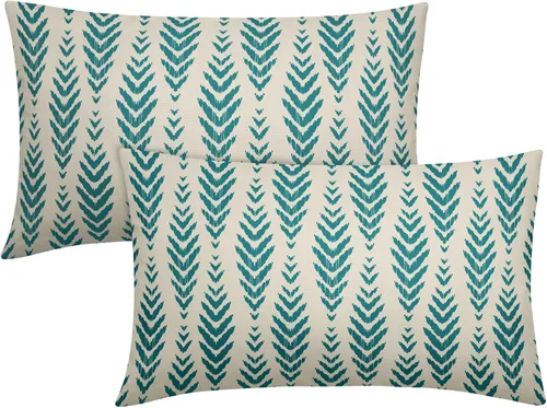 Vista 36 de Sweetshow - Juego de 2 fundas de almohada boho de 16x16 pulgadas, fundas de almohada étnicas bohemias negras con estampado geométrico de espiga