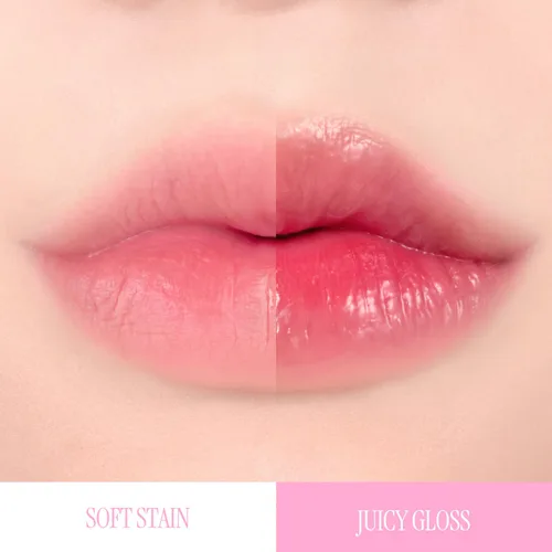 Vista 4 de LOVB LOVB Pudding Glow - Tinte de labios coreano, 0.14 onzas, 01 RED BERRY 01 Baya roja