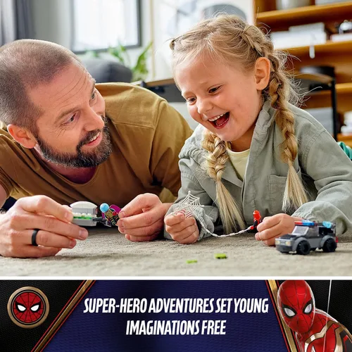 Vista 5 de LEGO Marvel Spider-Man vs. Mysterio's Drone Attack 76184 Kit de construcción (73 piezas)