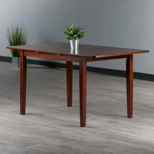 Vista 2 de Winsome Darren Mesa de comedor extensible, para comedor, 29 pulgadas, nogal