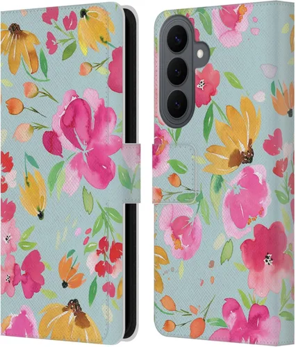 Vista 163 de Head Case Designs Officially Licensed Ninola Butterfly Nature Spring Floral Leather Wallet Case Compatible with Samsung Galaxy A07 4G