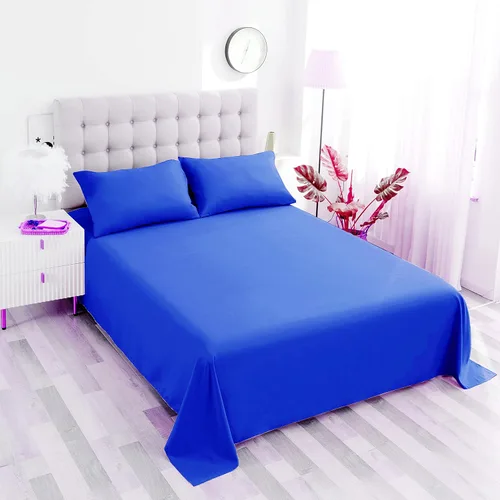 Vista 18 de Soft Aqua - Sábana encimera de tamaño individual 100% algodón satinado, 600 hilos, calidad de cama, sábana encimera, fresca y lisa, solo una sábana