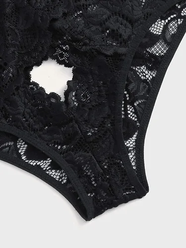 Vista 7 de Donnalla - Conjunto de lencería sexy para mujer, 2 piezas, brasier y pantaletas, conjunto de ropa de dormir