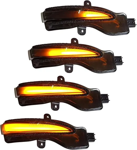 Vista 3 de Espejo lateral intermitente intermitente luz intermitente para Mazda CX-3 2015-2019, CX-4 2017-2018, CX-5 2016 Luz intermitente del espejo trasero