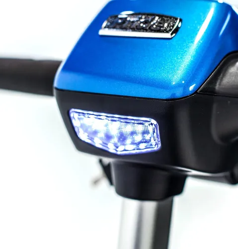 Vista 6 de Revo 2.0 - Scooter eléctrico de 4 ruedas Pride Mobility S67 + Challenger plegable cesta trasera J950