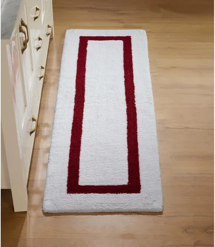 Vista 56 de Better Trends - Alfombra de baño 100% algodón reversible, altamente absorbente y lavable a máquina, suave, tapete de ducha para piso de baño