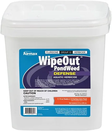 Vista 12 de Airmax Wipeout - Defensa contra malezas acuáticas, herbicida y control de malezas acuáticas, controla lentejas de agua y otra vegetación sumergida