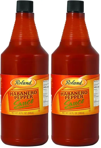 Vista 8 de Roland Foods Salsa de pimienta habanero, comida importada especial, botella de 32 onzas, paquete de 1