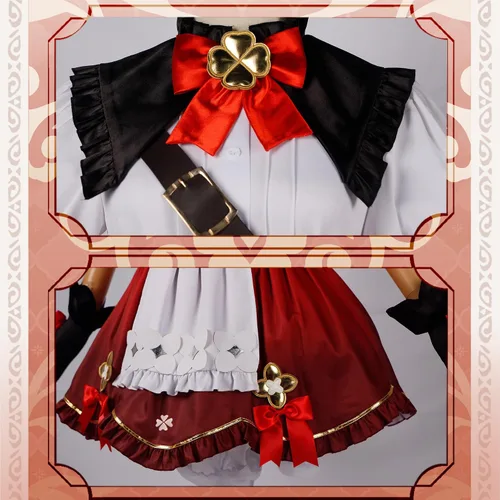 Vista 7 de OSIAS Klee Blossoming Starlight Cosplay Disfraz (L)