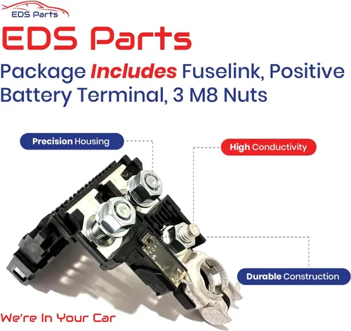 Vista 6 de EDS 24380-79915 2438079915 956-402 Fusible Fuselink Fuse & 24340-7F000 Kit de terminales de batería positiva Reemplazo exacto para determinados