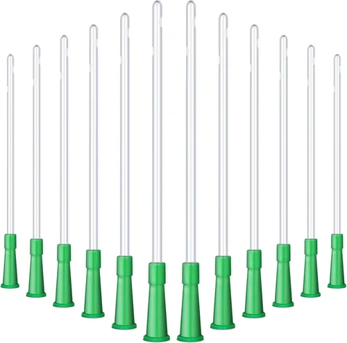Vista 10 de Nuanchu Kit de Suministros de Tubos de Reemplazo de PVC 30, Tubos Claros de Reemplazo con Manguera Flexible de Extremo Redondeado para Inserción