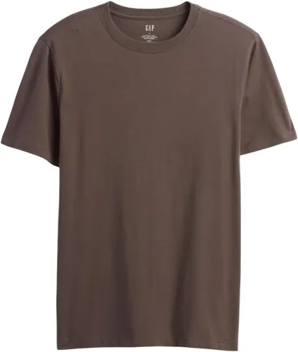 Vista 21 de Camiseta de cuello redondo Gap para hombre, mangas cortas, estilo casual Negro