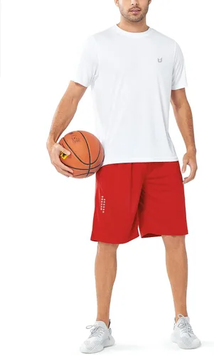 Vista 3 de NORTHYARD Pantalones cortos deportivos de baloncesto para hombre, de 5, 7, 10 pulgadas, para entrenamiento, gimnasio, secado rápido, pantalones