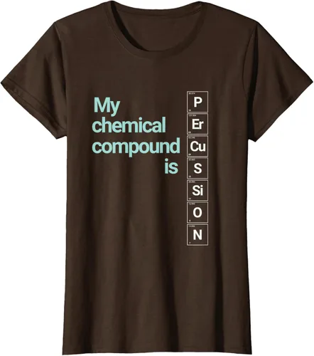 Vista 19 de Percussion Band Geek My Chemical Compound T-Shirt