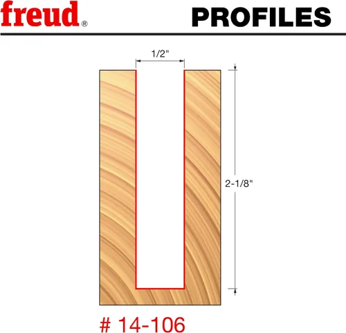 Vista 3 de Freud 14-106: 1/2" (diámetro) Broca escalonada con vástago de 1/2", longitud total de 4