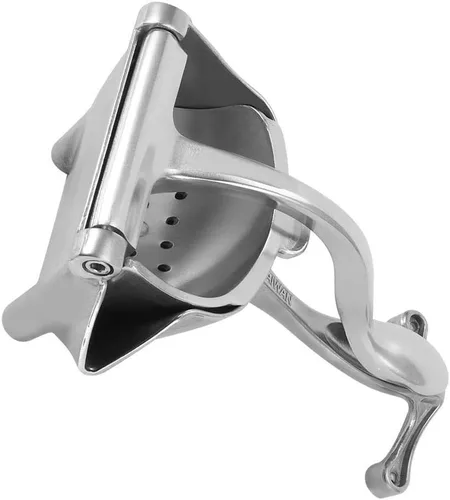 Vista 7 de Exprimidor manual Exprimidor manual portátil de aluminio Exprimidor de limón naranja Juicer Extractor de frutas y verduras