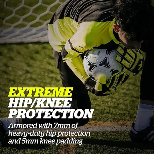 Vista 2 de Storelli ExoShield Goalkeeper Pants, High-Impact Protection, Sweat-Wicking, Breathable Athletic Full Length Pants for Soccer