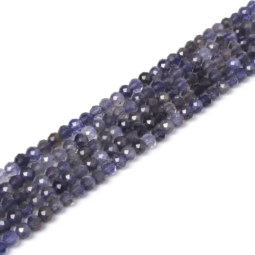 Vista 17 de Cuentas Redondas Facetadas de Ópalo Verde de 4 mm Sueltas de 16 Pulgadas para Hacer Joyas