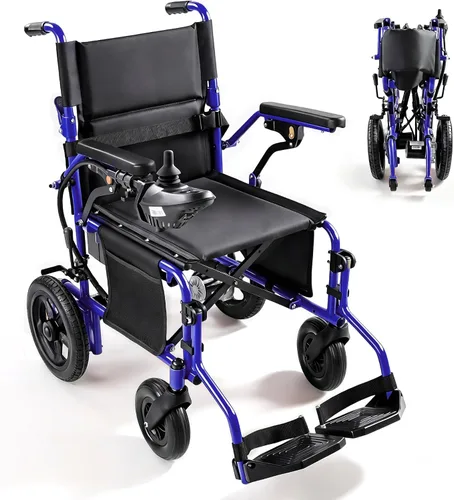 Vista 10 de YF001S Zygenair Silla de ruedas eléctrica de capacidad de 330 libras para adultos, 15 millas de alcance, silla de ruedas eléctrica ligera