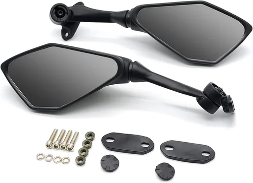 Vista 9 de Mamiko Espejos retrovisores para motocicleta compatibles con CBR300R CBR500R CBR600 F4 F4I CBR600RR CBR1000RR CBR900 CBR919 CBR929 CBR954 VTR1000