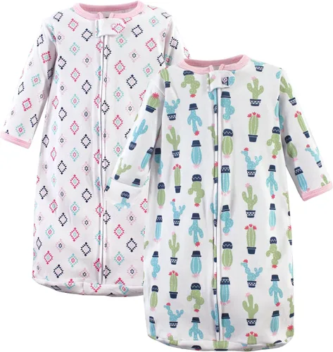 Vista 30 de Hudson Baby Saco de dormir unisex de algodón con manga larga para bebé, saco, manta