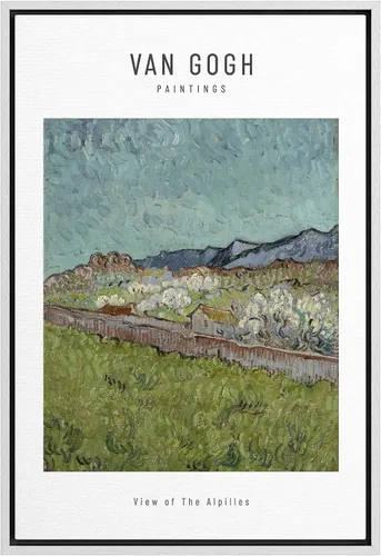 Vista 13 de SIGNWIN Lienzo enmarcado para pared, diseño de Vincent Van Gogh, un par de amantes, naturaleza, ilustraciones de área silvestre, bellas artes