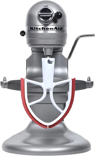 Vista 2 de New Metro KA-5L Cuchilla original para batidora para la mayoría de las batidoras KitchenAid de 5 cuartos con soporte para cuenco, gris