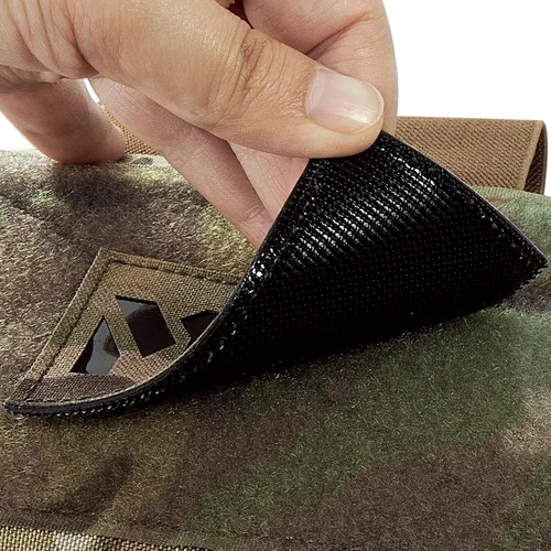 Vista 3 de PETAC GEAR MED Medical Tactical - Parche de cierre táctico con gancho y respaldo de 3.5 x 2, BK