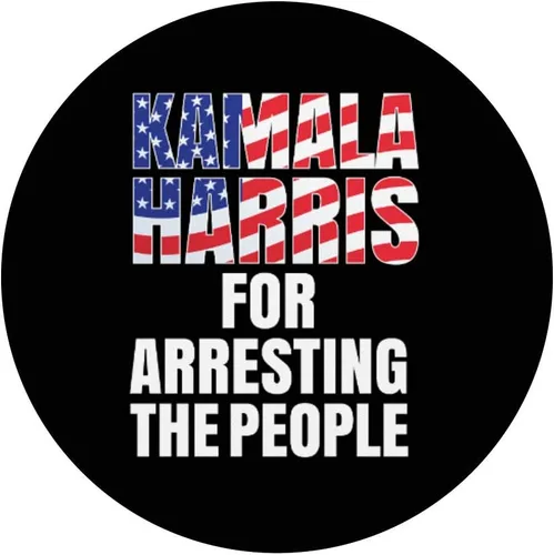 Vista 3 de Kamala Harris Joe Biden Demócrata Liberal Arresting Anti Dems PopSockets Agarre y soporte para teléfonos y tabletas