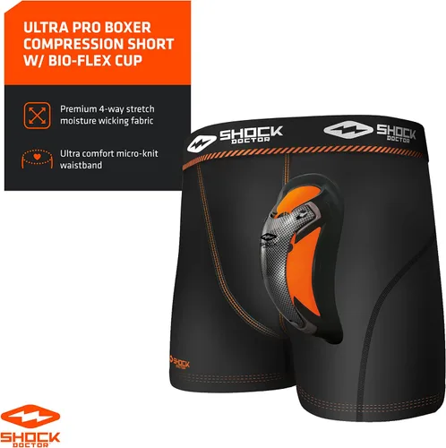 Vista 2 de Shock Doctor Men's Boxer Shorts