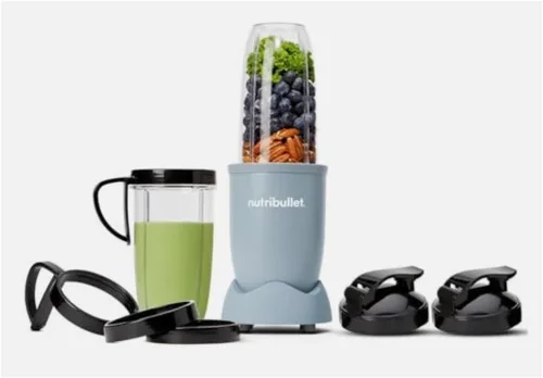 Vista 10 de NutriBullet NB9-1301ALW Pro - 13 piezas, color amarillo mate, licuadora de alimentos de 900 W